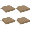 4 dalių sėdynių pagalvėlės SOEST 4 pcs 100% poliesteris Taupe