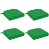 4 dalių sėdynių pagalvėlės SOEST 4 pcs 100% poliesteris Žalia