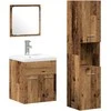 Vonios baldų rinkinys 4 pcs Senas medis Apdirbta mediena