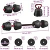 4-in-1 Hantelių Barbell Kettlebell Rinkinys 30 kg