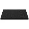 Knygų lentyna 4 pcs Juodas 40 x 30 x 1,5 cm Apdirbta mediena