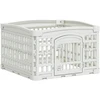 4 panelių šunų žaidimų buferis Balta 63 x 63 x 40 cm Plastmasė