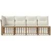 4 sėdimų vietų sodo sofa su kaire ranka 4 pcs 4-Vietų skaičius