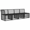 4 sėdimų vietų sodo sofa su kaire ranka 4 pcs 4-Vietų skaičius
