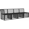 4 sėdimų vietų sodo sofa su kaire ranka 4 vnt. 4-Vietų skaičius
