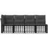 4 sėdimų vietų sodo sofa su kaire ranka 4 pcs 4-Vietų skaičius