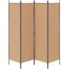 4-skydelis kambario skirstytuvas Smėlio 200 x 180 cm Audinys