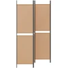 4-skydelis kambario skirstytuvas Smėlio 200 x 200 cm Audinys