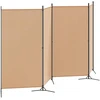 4-skydelis kambario skirstytuvas Smėlio 346 x 180 cm Audinys
