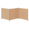 4-skydelis kambario skirstytuvas Smėlio 525 x 180 cm Audinys