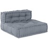 Modulinė sofa 4 pcs Pilka Audinys
