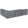 Modulinė sofa Audinys Pilka 210 x 140 x 56 cm