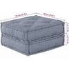 Modulinė sofa Audinys Pilka 210 x 140 x 56 cm