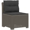 4 Vietų Sodo Sofa su Pagalvėlėmis Ratanų Imitacija PP