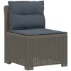 4 Vietų Sodo Sofa su Pagalvėlėmis Ratanų Imitacija PP