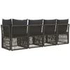 4 vietų sofa su kairiuoju porankiu 4 pcs 4-Vietų skaičius Pilka