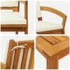Bistro komplektas su pagalve 5 pcs Ruda Poliesteris