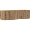 TV staliukas 5 dalių sieninis televizoriaus spintelės komplektas Artisan Oak