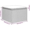 Lauko baldų komplektas Lauko sofa 6 vnt. Ruda poliratanas