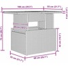 Sodo valgomojo komplektas su pagalve 5 pcs Bežinė ir kreminė