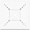Sodo stalo komplektas 5 pcs Balta Liejamasis aliuminis