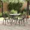 Sodo valgomojo komplektas 5 pcs Bronzinė Aliuminis
