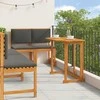 Lauko baldų komplektas Sodo Bistro Rinkinys 5 pcs Ruda Kietos akacijos mediena