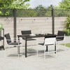 Sodo valgomojo komplektas 5 pcs Balta 140 x 70 x 73 cm
