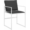Sodo valgomojo komplektas 5 pcs Balta 140 x 70 x 73 cm