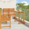 Lauko baldų komplektas Sodo Bistro Rinkinys 5 pcs Ruda Kietos akacijos mediena