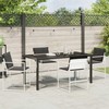 Sodo valgomojo komplektas 5 pcs Balta Textilene ir plienas