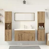 5 dalių vonios baldų komplektas Artisan Oak Engineered Wood