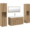 5 dalių vonios baldų komplektas Artisan Oak Engineered Wood