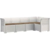 5-vietė sodo sofa su pagalvėlėmis Rataninio išvaizdos 5 vietos