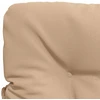 6 dalių aukštų atlošų kėdžių pagalvės VIANEN 6 pcs Smėlio
