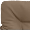 6 dalių aukštų atlošų kėdžių pagalvės VIANEN 6 pcs Taupe
