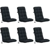 6 dalių aukštų atlošų kėdžių pagalvės VIANEN 6 pcs