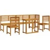 Lauko baldų komplektas Sodo Bistro Rinkinys 6 pcs Ruda Kietos akacijos mediena