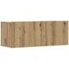 TV staliukas 6 dalių sieninis televizoriaus spintelės komplektas Artisan Oak