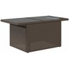 Lauko baldų komplektas Sodo Sofų Rinkinys su pagalve su saugykla 6 pcs Poli ratanas