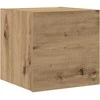 TV staliukas 7 dalių sieninis televizoriaus spintelės komplektas Artisan Oak