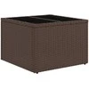 Sodo Sofų Rinkinys su pagalve 8 pcs Ruda Poli ratanas