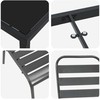 Sodo valgomojo komplektas 7 pcs Antracitas