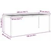 Lauko valgomojo komplektas 7 pcs