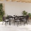 Sodo valgomojo komplektas 7 pcs Ruda
