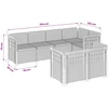 7-Vietis Sodo Sofa Ratanas PP Balta