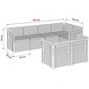 7-Vietis Sodo Sofa Ratanas PP Balta