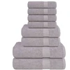 Rankšluostis Rankšluosčių rinkinys, 8vnt., pilki, 100% medvilnė, 360g/m²