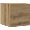 TV staliukas 8 dalių sieninis televizoriaus spintelės komplektas Artisan Oak