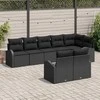 Sodo Sofų Rinkinys 8 pcs poliratanas